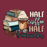 Half Coffee Half Bookworm Premium Hoodie | Teevron