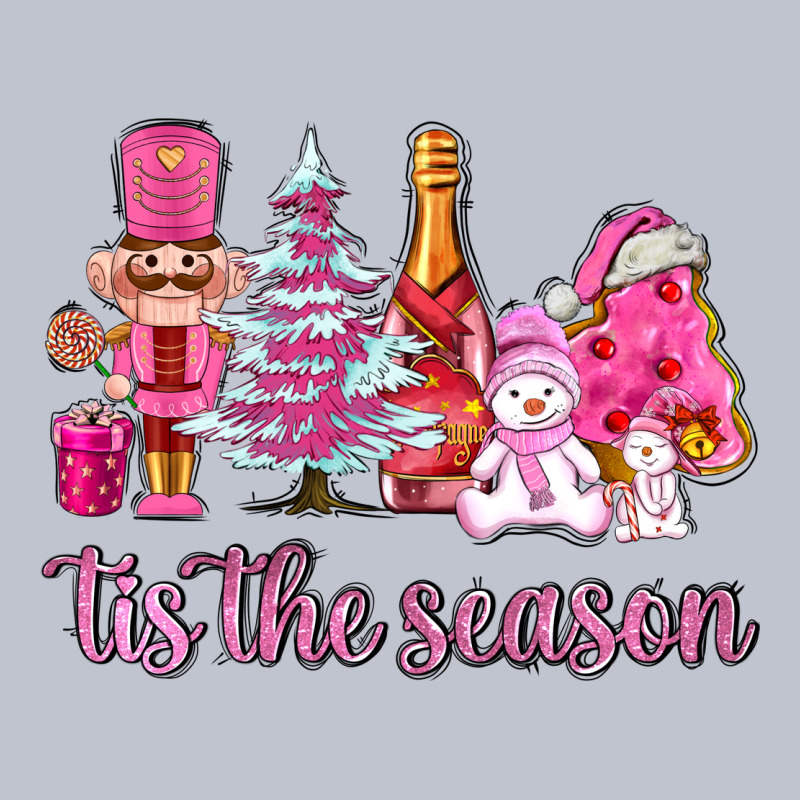 Tis The Season Pink Christmas Premium Hoodie by AdoDesignShop | Teevron