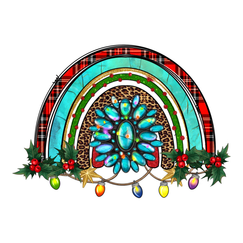 Gemstone Christmas Rainbow Long Sleeve Tee by RanaPortraitStore | Teevron
