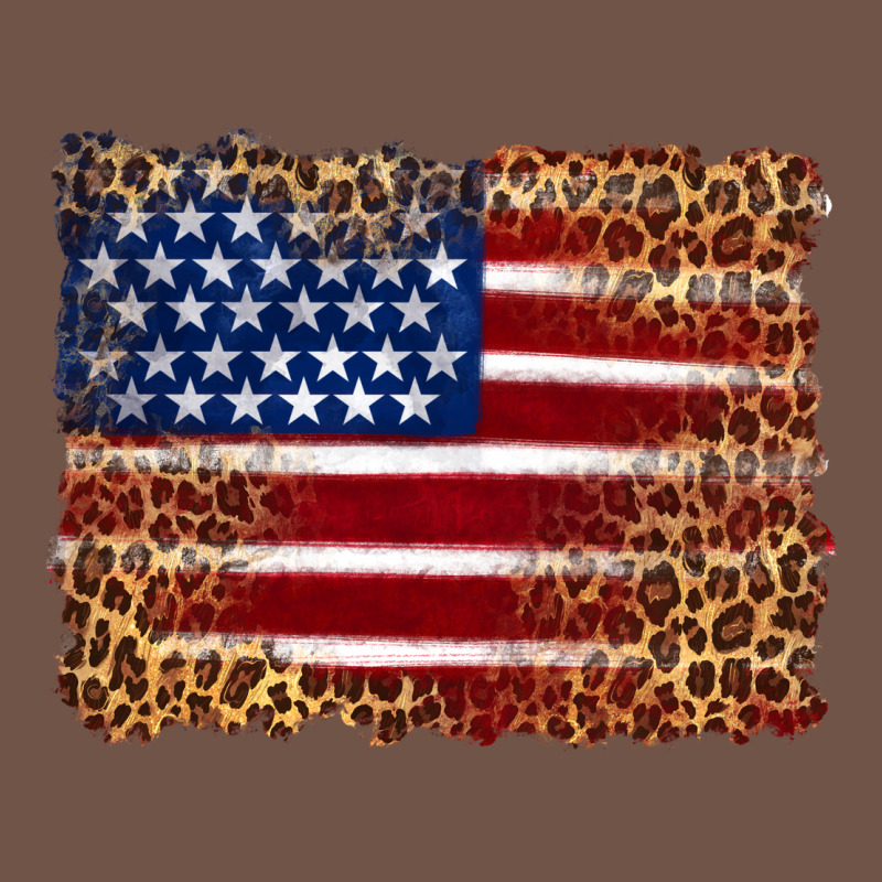 American Flag And Leopard Premium Sweatshirt by Artiststas | Teevron
