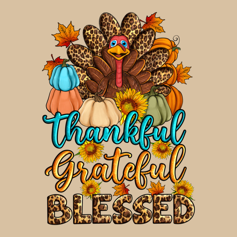 Thankful Grateful Blessed Turkey Heavyweight Hoodie by Artiststas | Teevron