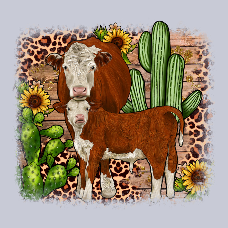 Hereford Cactus Sunflower Heavyweight Hoodie by JahusDesignShop | Teevron