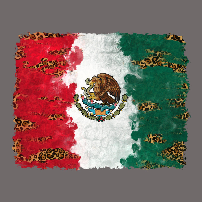 Mexican Flag With Leopard Urban Heavy Tee by RanaPortraitStore | Teevron