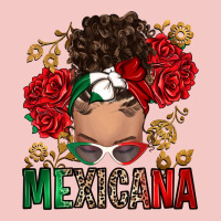 Mexicana Latina Messy Bun Urban Heavy Tee | Teevron