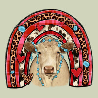 Valentines Charolais  Rainbow Heavyweight Hoodie | Teevron