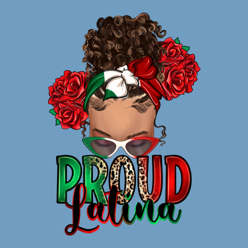 Proud Latina Messy Bun Urban Heavy Tee by RanaPortraitStore | Teevron