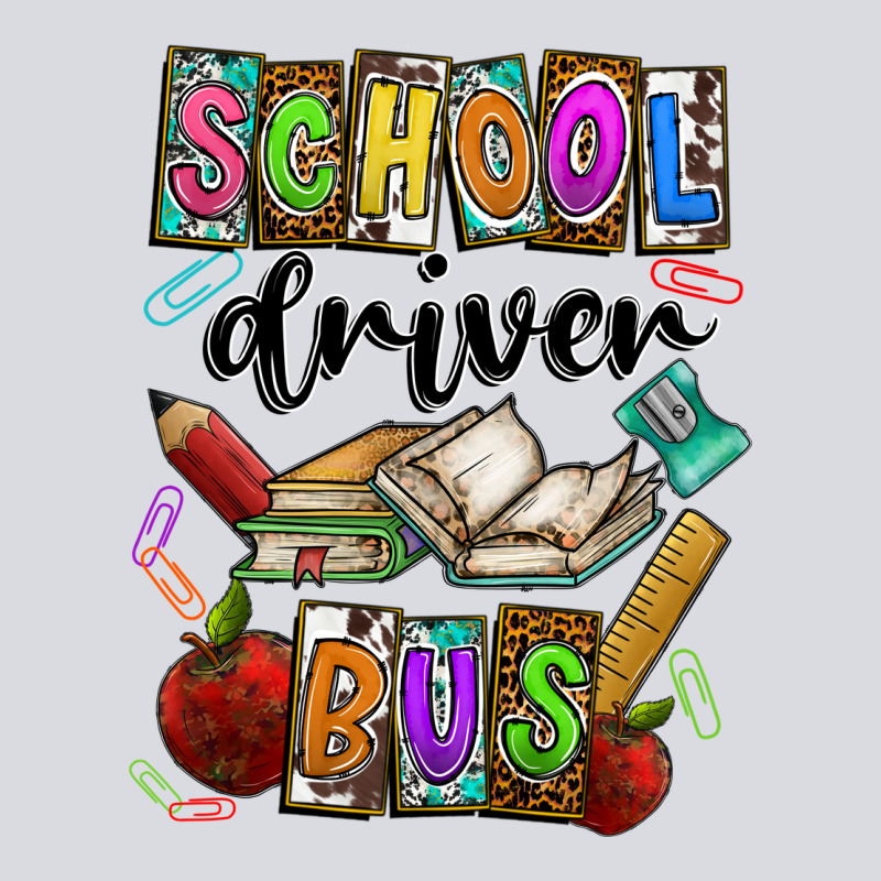 School Driver Bus Zipper Hoodie by CowhideDigitalArt | Teevron