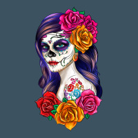 Sugar Skull Girl Urban Heavy Tee | Teevron