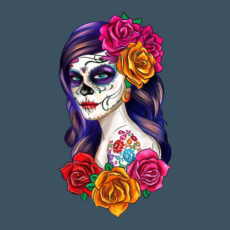 Sugar Skull Girl Urban Heavy Tee by RanaPortraitStore | Teevron