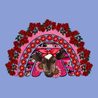 Valentine's Day Baby Cow Rainbow Long Sleeve Tee | Teevron