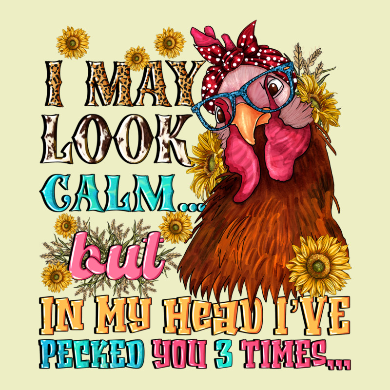 I May Look Calm But In My Head I Pecked You Three Urban Hoodie by NancyCooperArtShop | Teevron