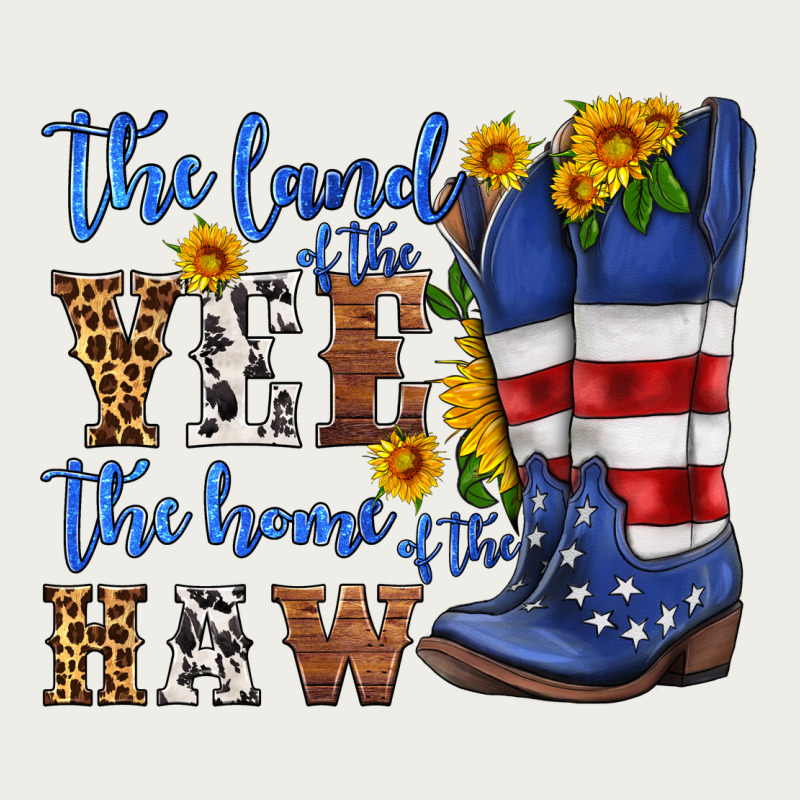 The Land Of The Yee The Home Of The Haw Zipper Hoodie by HRA Design Shop | Teevron