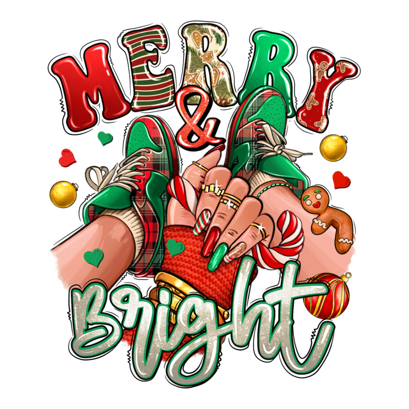 Merry And Bright Caucasian Girl Sneakers Urban Heavy Tee by RanaPortraitStore | Teevron