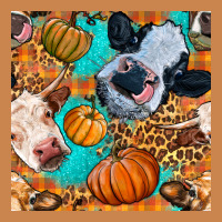 Autumn Cows Seamless Pattern Heavyweight Hoodie | Teevron
