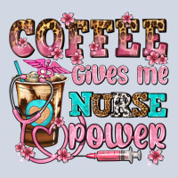 Coffee Gives Me Nurse Power Premium Sweatshirt | Teevron