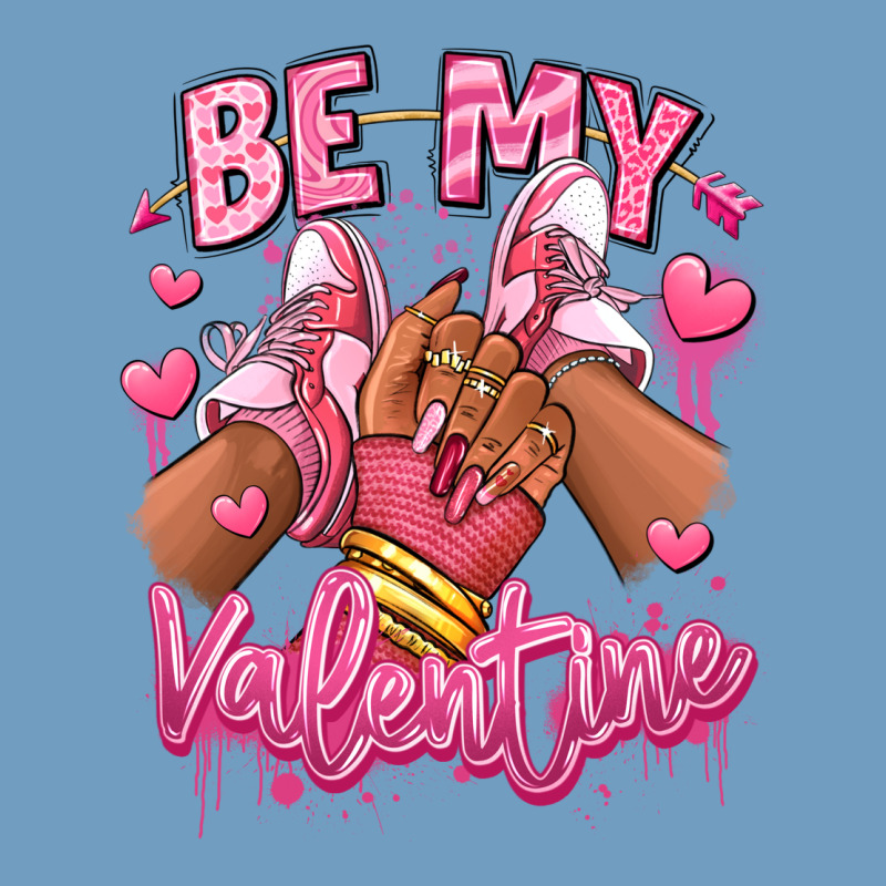 Be My Valentine Afro Girl Sneakers Urban Heavy Tee by RanaPortraitStore | Teevron
