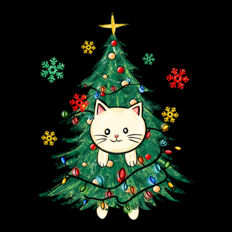 Christmas Tree Cat Urban Hoodie by MaliasSmallBusiness | Teevron