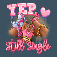 Yep Still Single Heels And Sneakers Afro Girl Urban Heavy Tee | Teevron