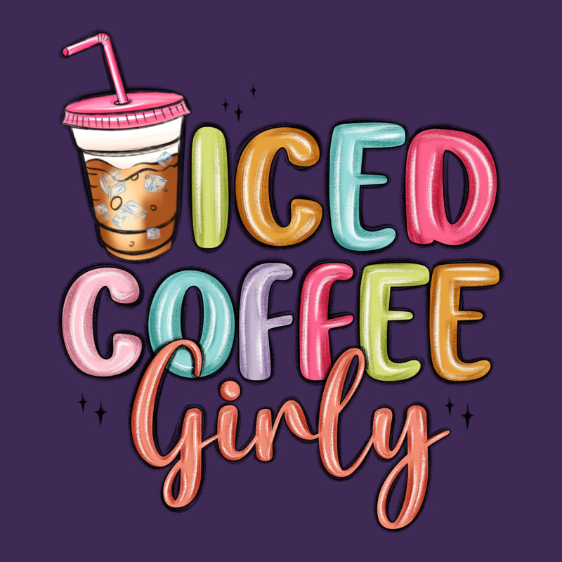 Iced Coffee Girly Premium Hoodie by MaliasSmallBusiness | Teevron