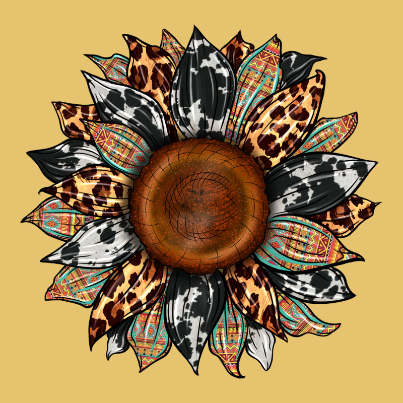 Cowhide Leopard Aztec Sunflower Premium Sweatshirt by Artiststas | Teevron