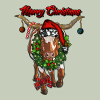 Merry Christmas Longhorn Cow Classic Tee | Teevron