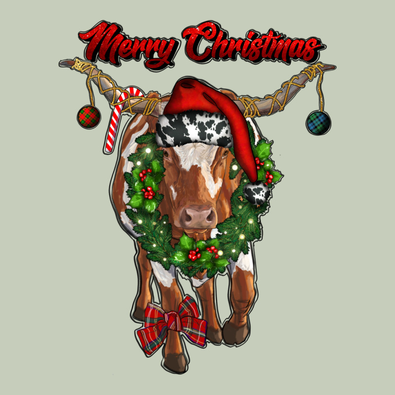 Merry Christmas Longhorn Cow Classic Tee by RanaPortraitStore | Teevron