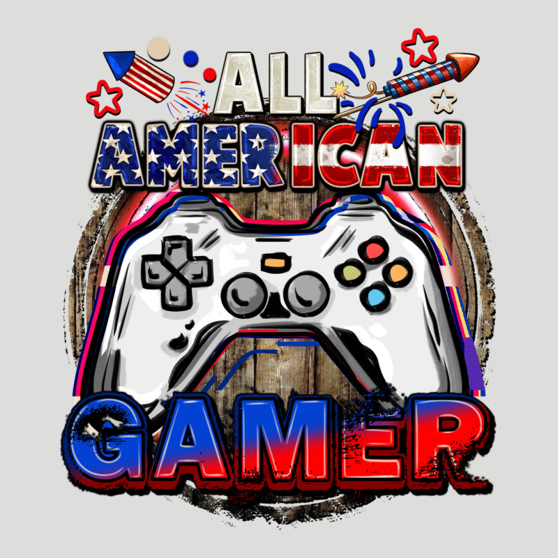 All American Gamer 4th Of July Zipper Hoodie by CowGirlArtShop | Teevron