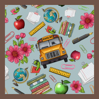 School Bus Back To School Seamless Pattern Premium Sweatshirt | Teevron