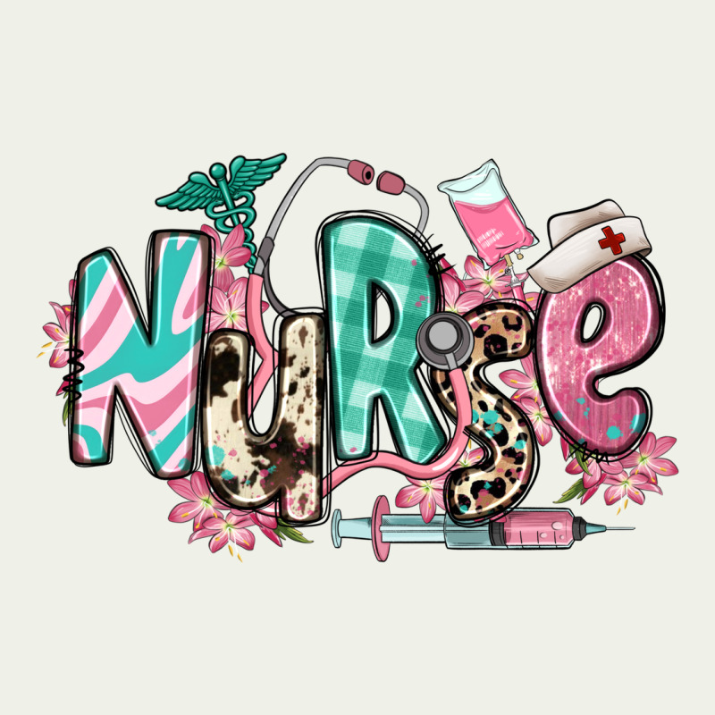 Floral Nurse Urban Heavy Tee by RanaPortraitStore | Teevron
