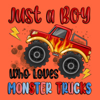 Just A Boy Who Loves Monster Trucks Premium Hoodie | Teevron