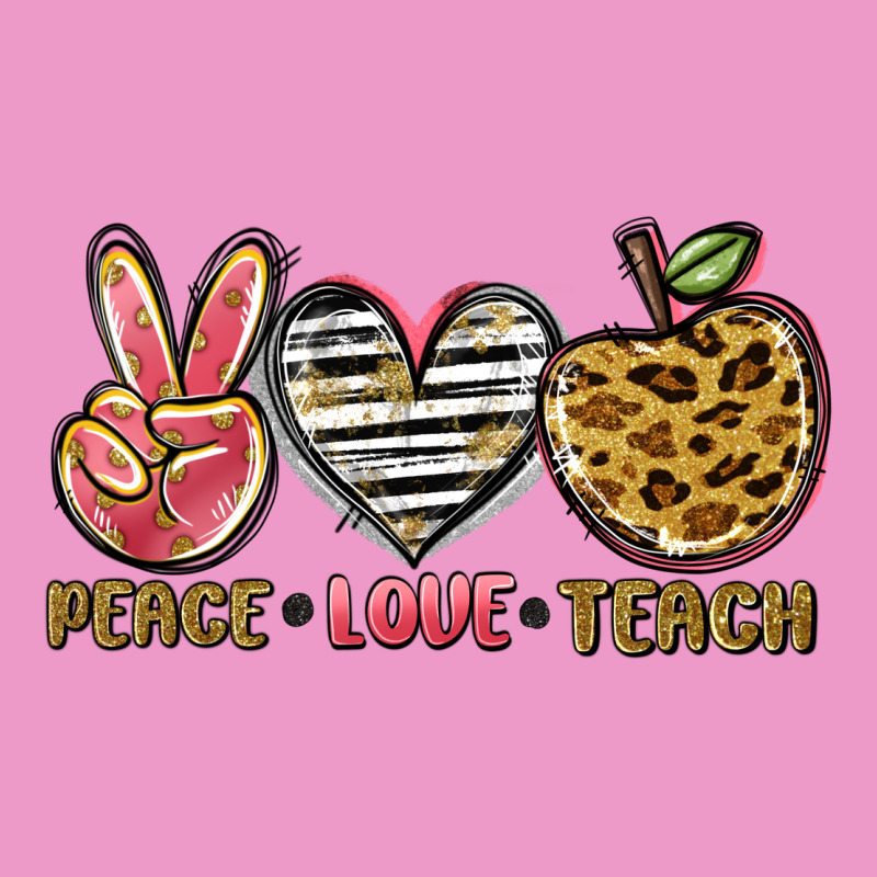 Peace Love Teach Urban Hoodie by NancyCooperArtShop | Teevron
