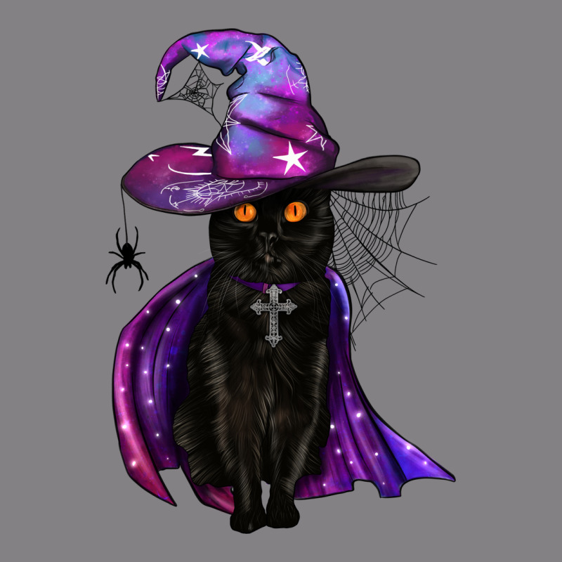 Black Witch Cat Heavyweight Hoodie by BundleAndBundleShop | Teevron