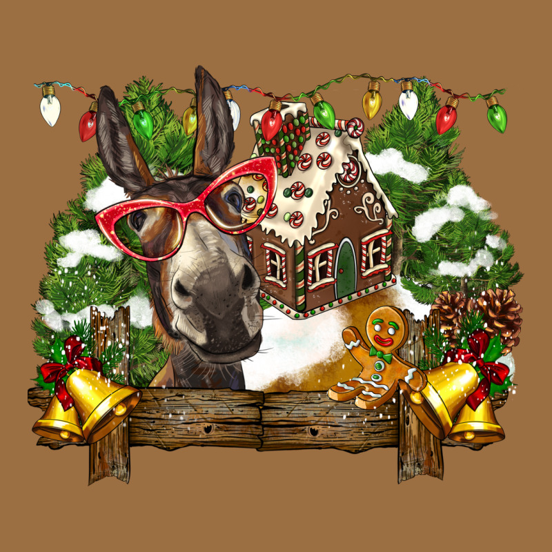 Christmas Donkey Candy House Vintage Tee by BarkalooDesign | Teevron