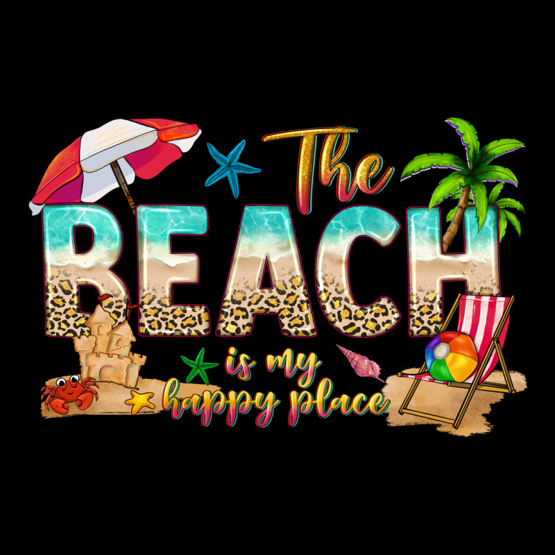 The Beach Is My Happy Place Long Sleeve Tee by texasbilliewilder | Teevron