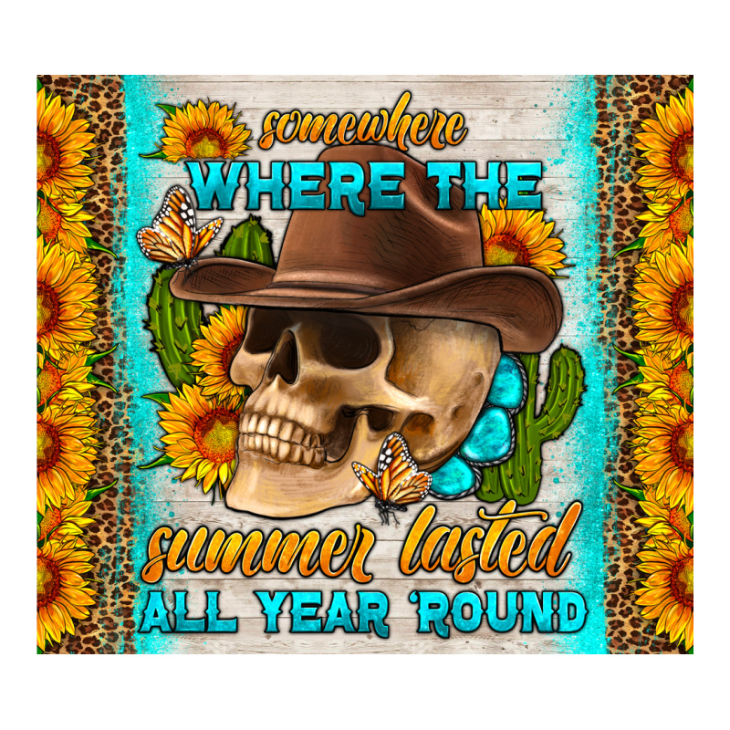Somewhere Where The Summer Lasted All Year Around Tumbler Zipper Hoodie by HRA Design Shop | Teevron