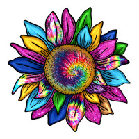 tie dye sunflower | Teevron