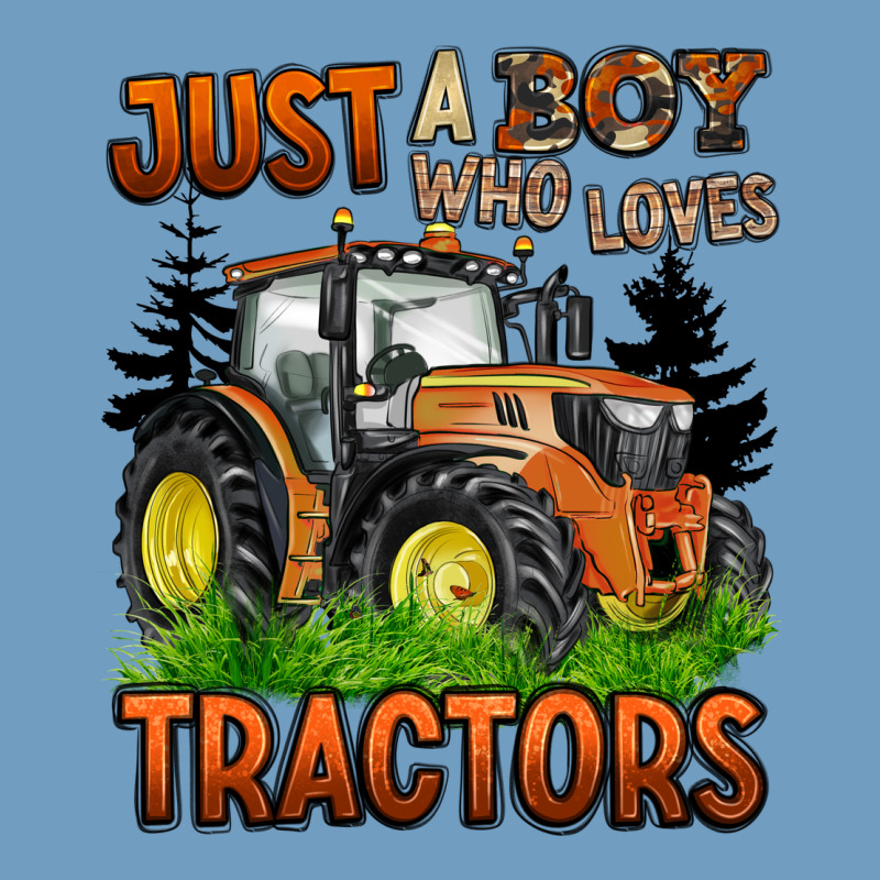 Just A Boy Who Loves Tractors Urban Heavy Tee by BarkalooDesign | Teevron