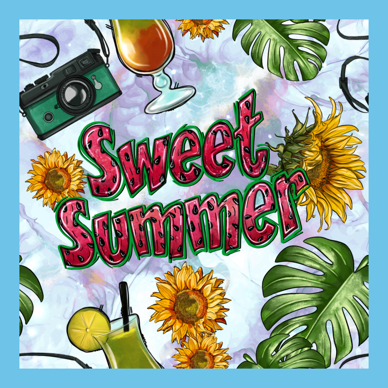 Sweet Summer Seamless Pattern Premium Sweatshirt by BundleAndBundleShop | Teevron