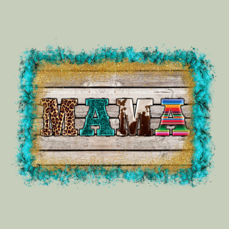 Western Turquoise's Mama Background Classic Tee by BarkalooDesign | Teevron