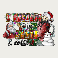 I Believe In Santa And Coffee Zipper Hoodie | Teevron
