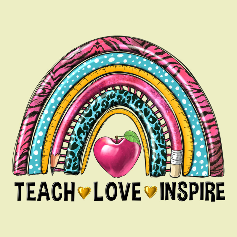 Rainbow Teach Love Inspire Urban Hoodie by NancyCooperArtShop | Teevron
