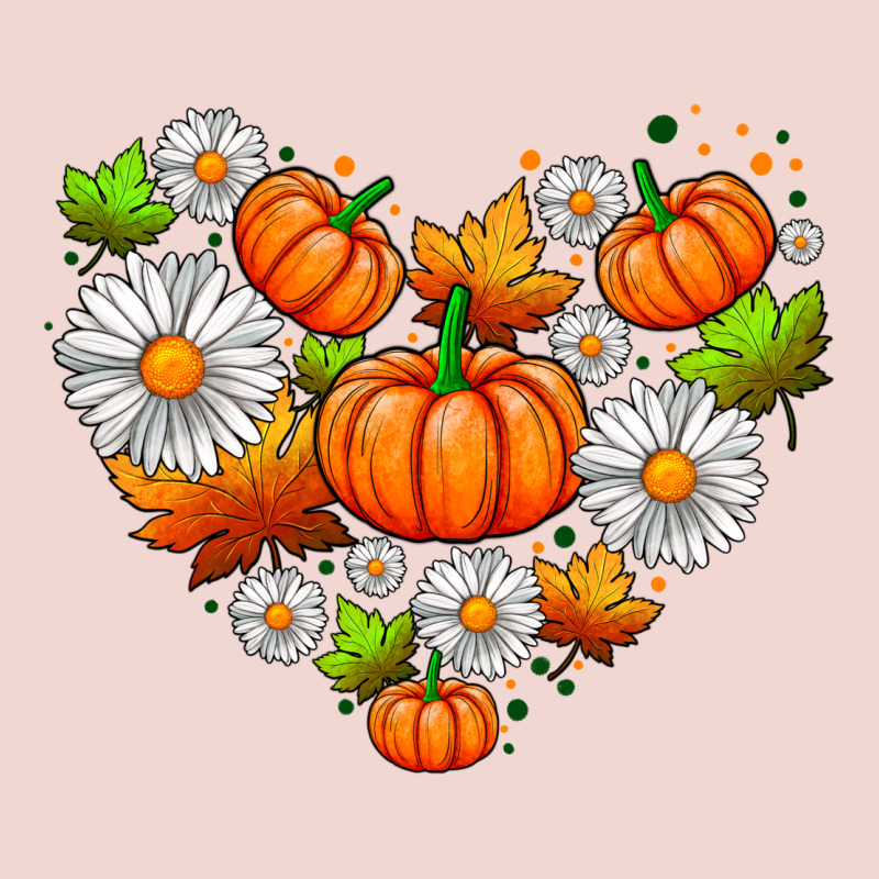 Pumpkin And Daisies Premium Sweatshirt by AdoDesignShop | Teevron