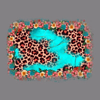 Easter Leopard Turquoise Background Heavyweight Hoodie | Teevron