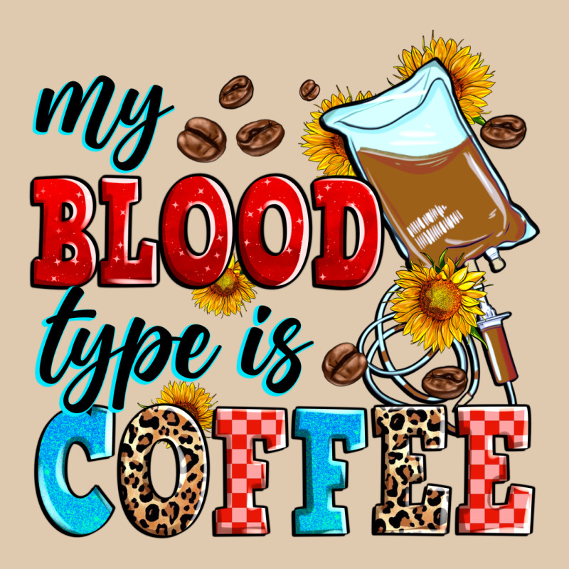 My Blood Type Is Coffee Classic Tee by Zillion Design Studio | Teevron