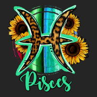 Pisces Zodiac Sign Sunflower Leopard Serape Premium Hoodie | Teevron