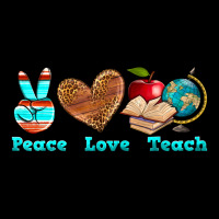Peace Love Teach Urban Hoodie | Teevron