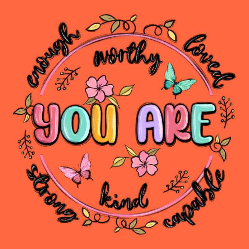 You Are Enough Premium Hoodie by MaliasSmallBusiness | Teevron