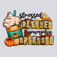 Stressed Blessed Pumpkin Obsessed Zipper Hoodie | Teevron