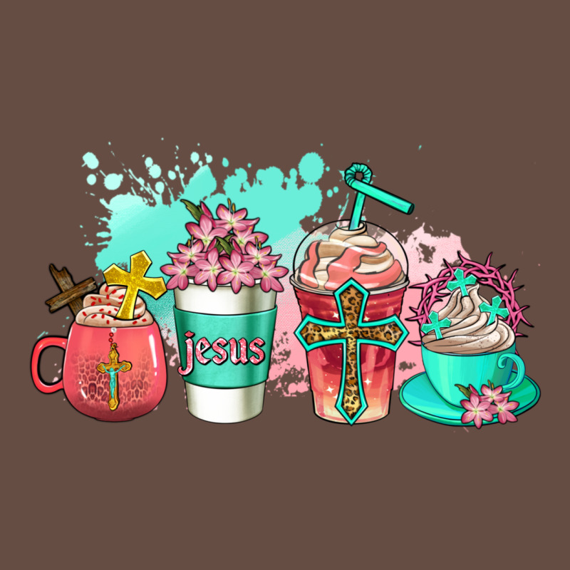 Religious Coffee Cups Long Sleeve Tee by AdoDesignShop | Teevron