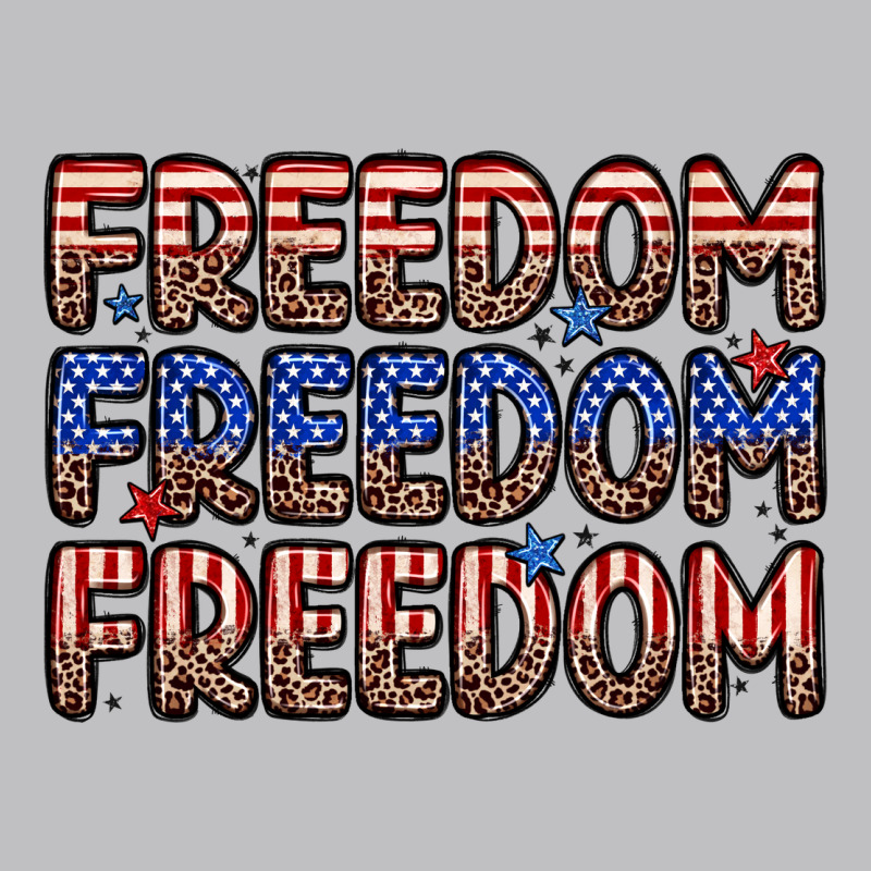 Freedom Freedom Freedom Long Sleeve Tee by Zillion Design Studio | Teevron